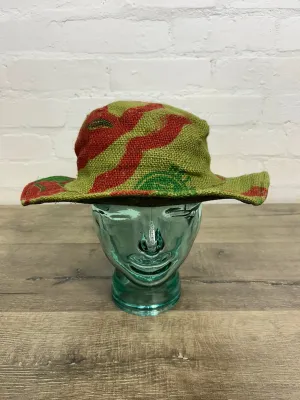 Recycled Rice Sack Hat