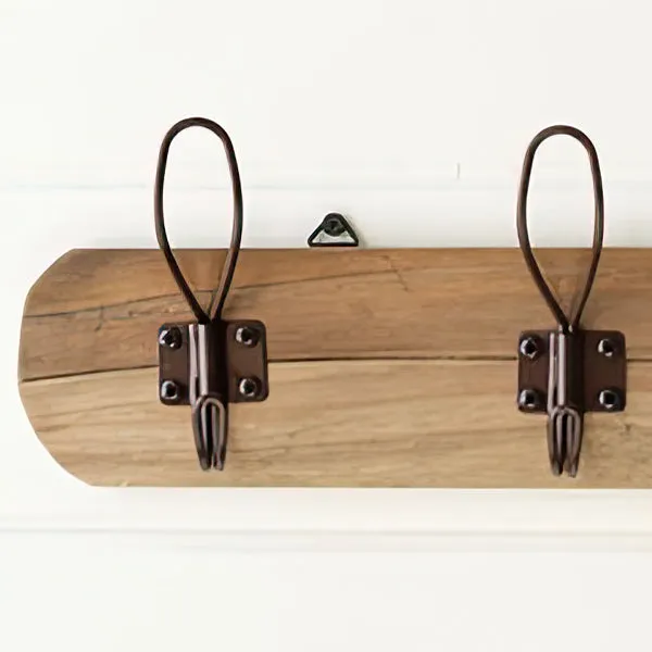 Recycled Wood Rustic Coat Rack