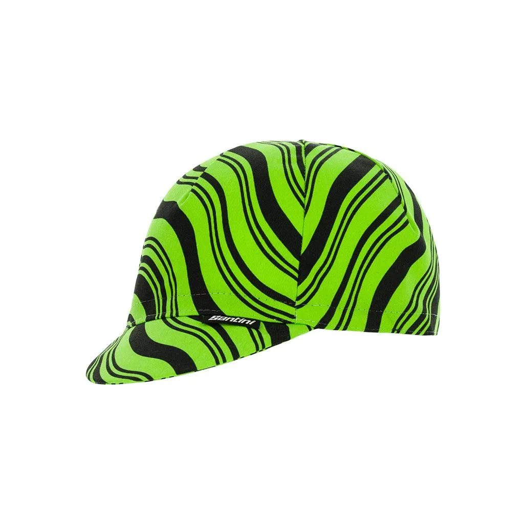 Santini Kinetic Cycling Cap (Fluo Green)