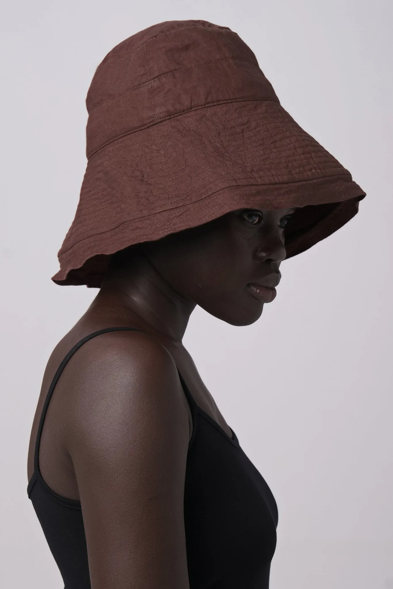 Savanna Linen Hat Choco