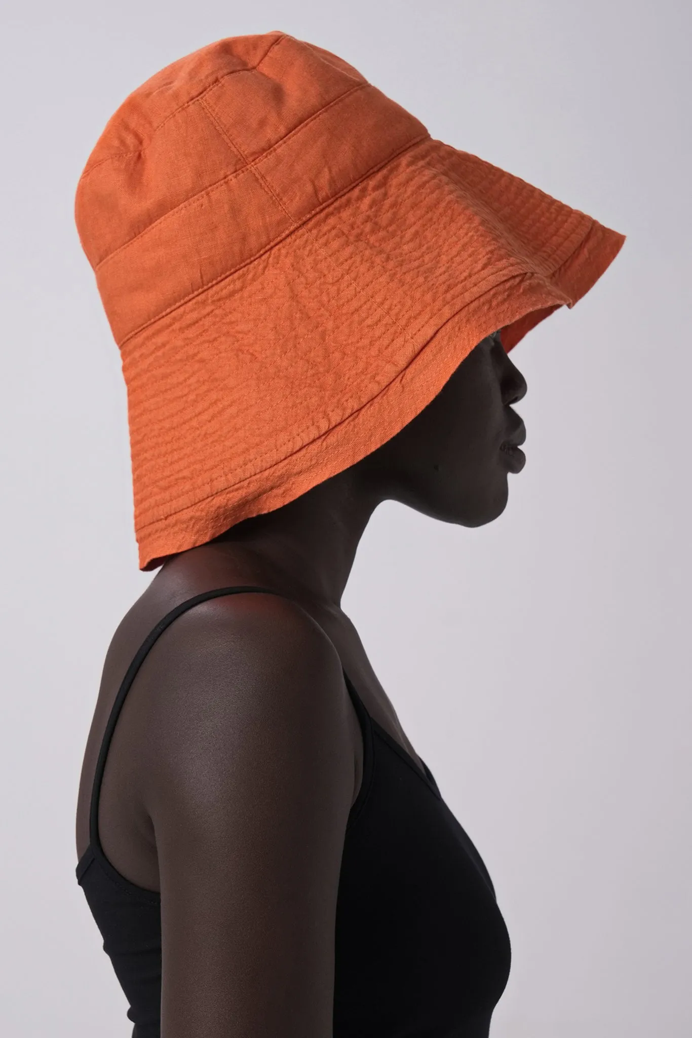 Savanna Linen Hat Coral