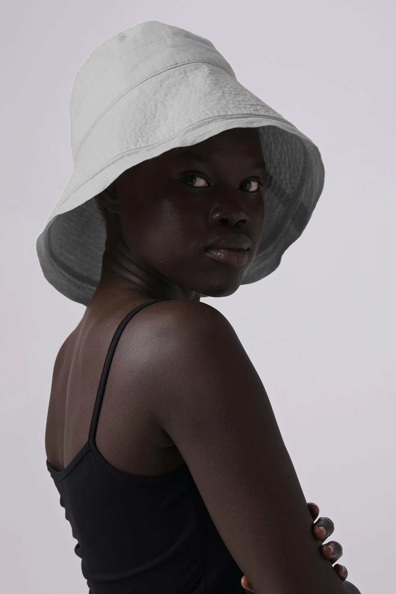 Savanna Linen Hat Light Grey