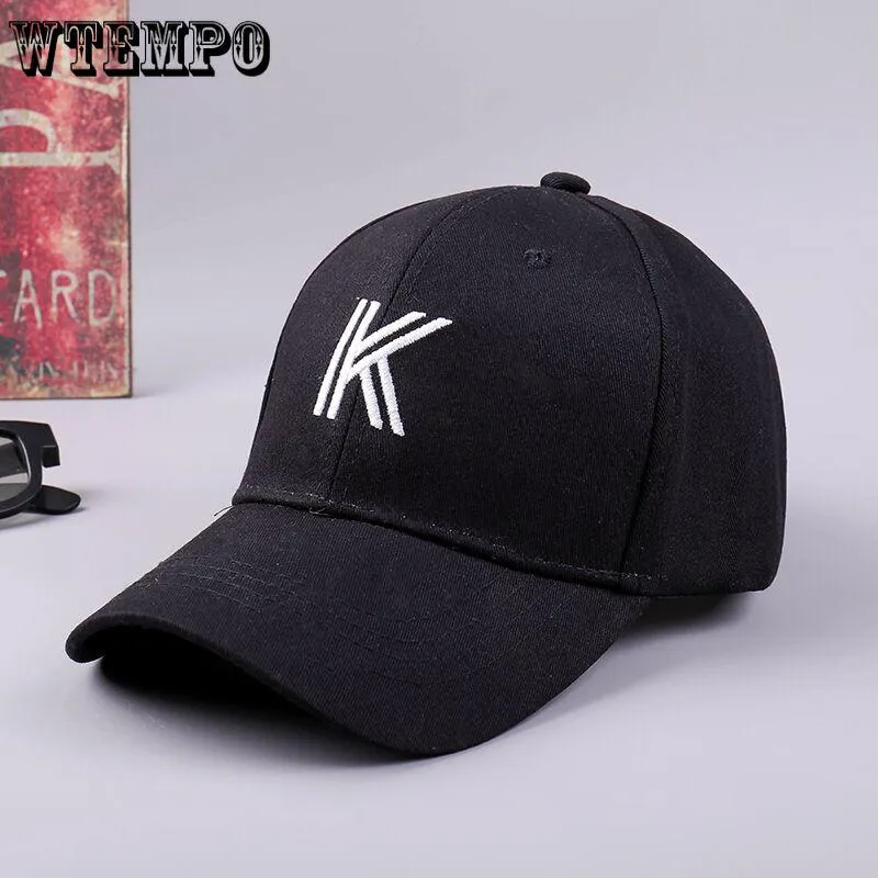 Spring Letter K Cap Casual Outdoor Baseball Caps For Men Hats Women Snapback Caps For Adult Sun