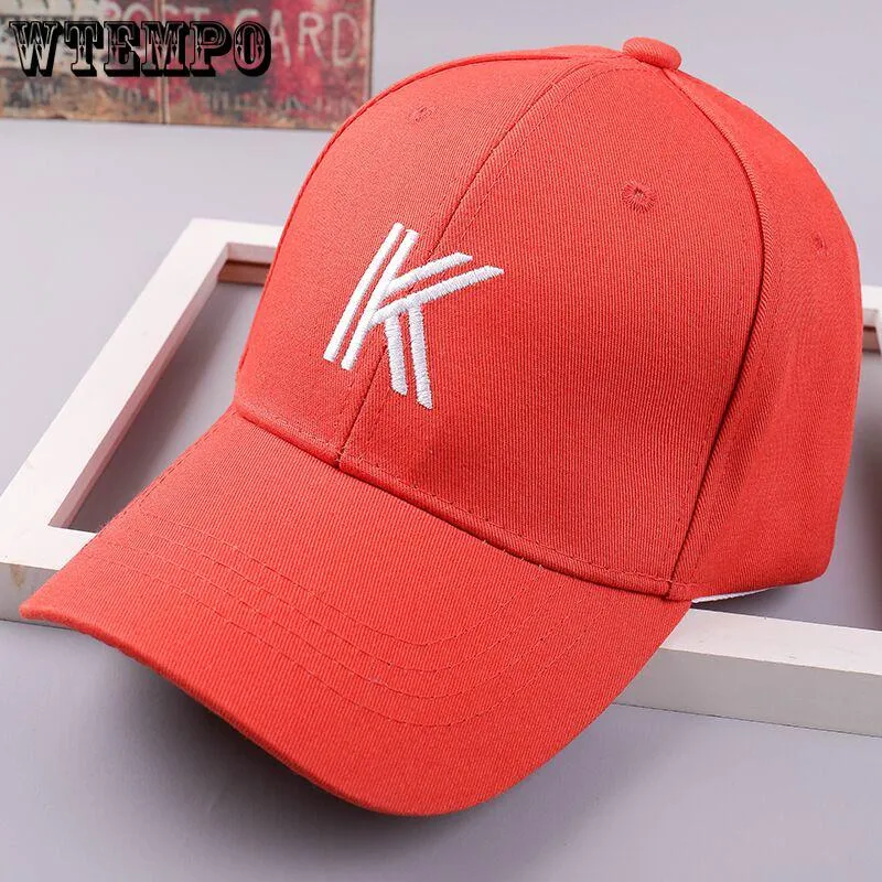 Spring Letter K Cap Casual Outdoor Baseball Caps For Men Hats Women Snapback Caps For Adult Sun