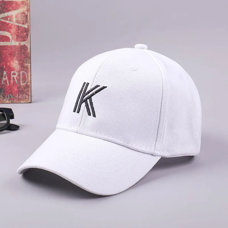 Spring Letter K Cap Casual Outdoor Baseball Caps For Men Hats Women Snapback Caps For Adult Sun