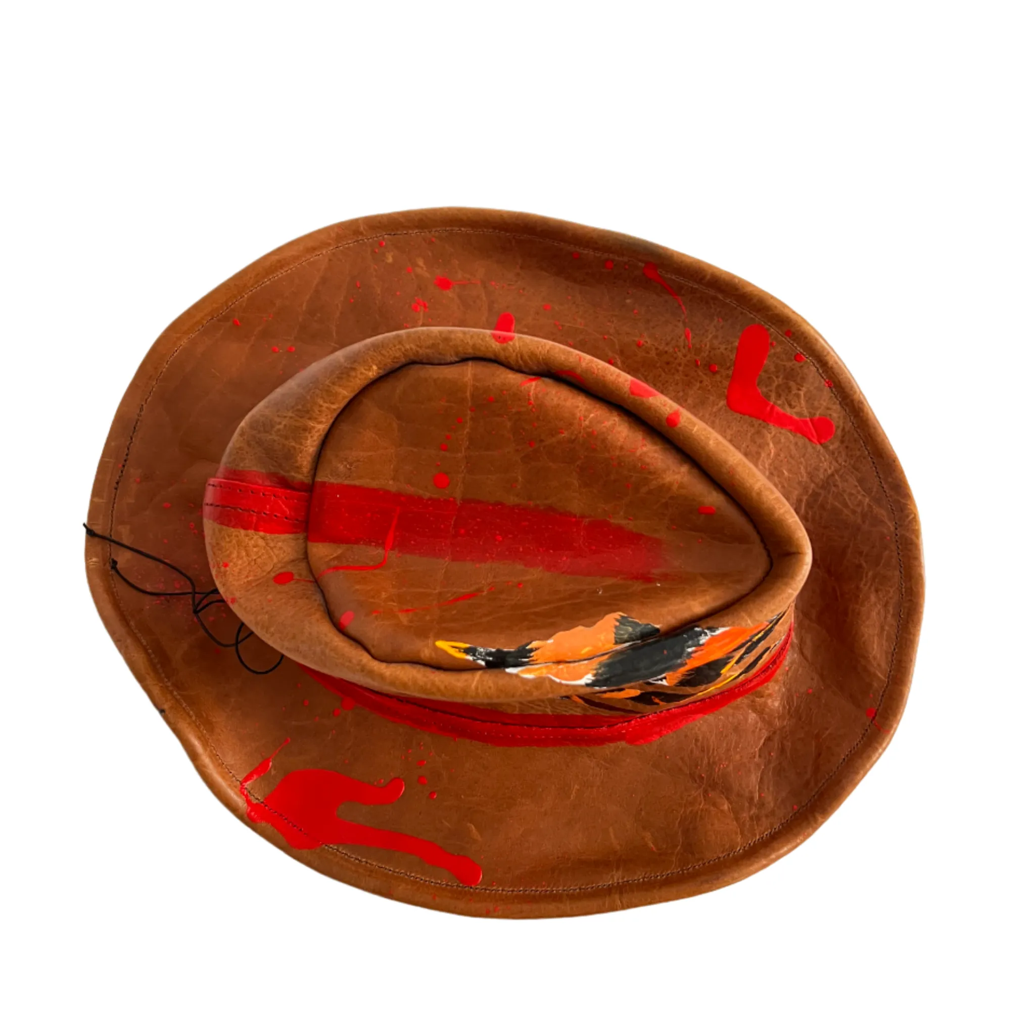 Tiger Eye - Hand-Painted Hat