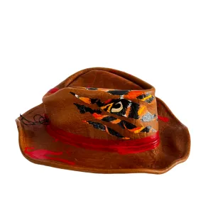 Tiger Eye - Hand-Painted Hat