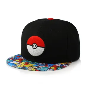 Unisex Pokemon Adjustable Baseball Cap